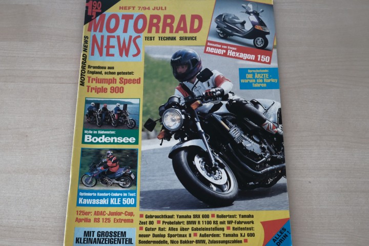 Deckblatt Motorrad News (07/1994)